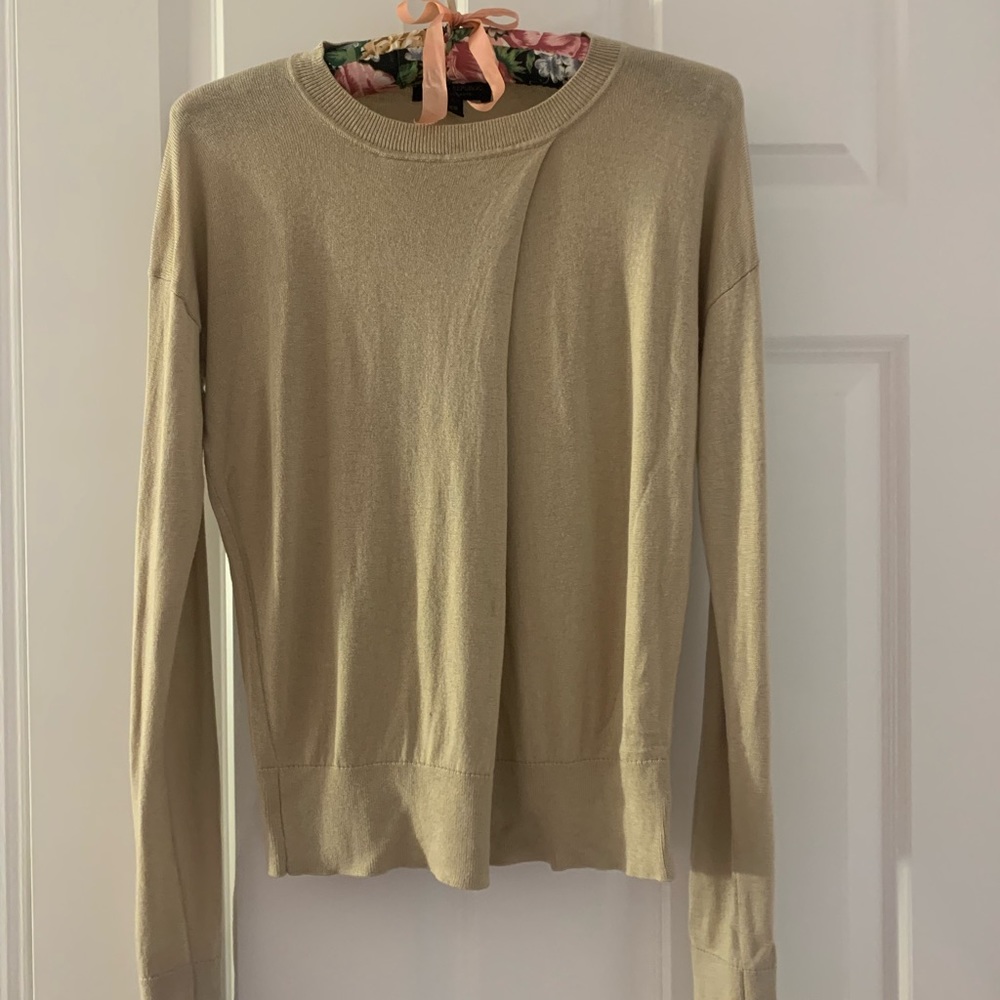 Banana Republic Silk Cashmere Long Sleeve Top
